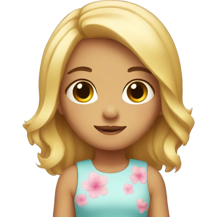 Cute girly emoji