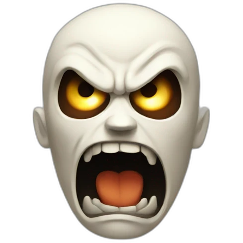 scream angry emoji