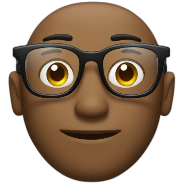 Face with beautiful glasses   emoji