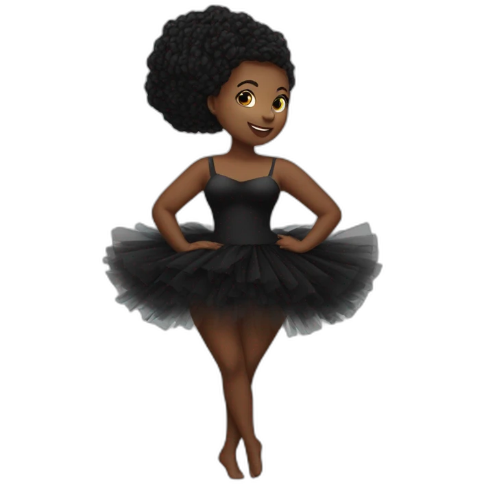 curvy-beauty-black-tutu view from below emoji