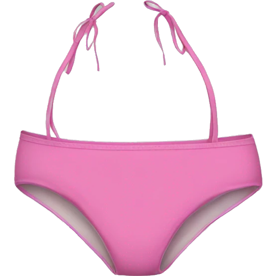 Pink swim suit bottoms  emoji