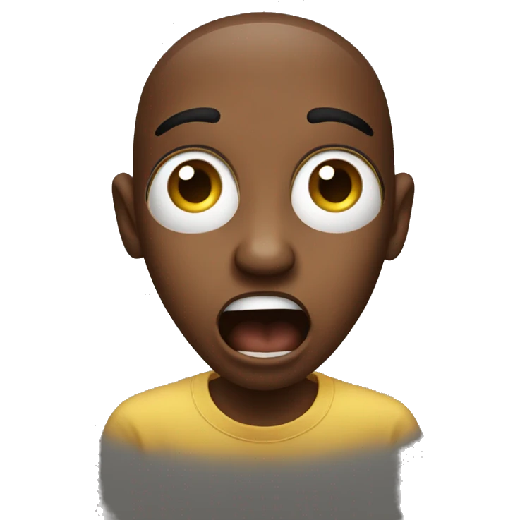 Surprised African emoji