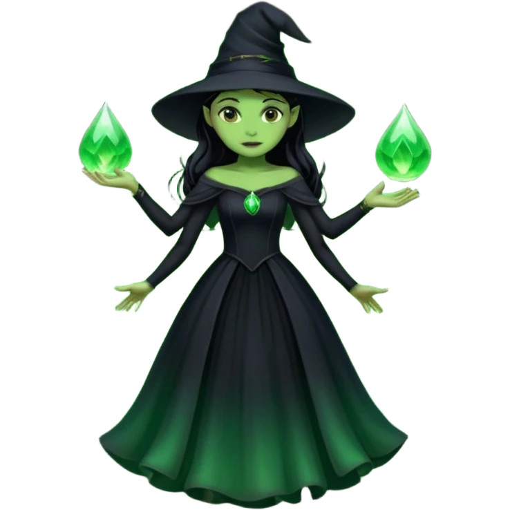 elphaba holding space emoji