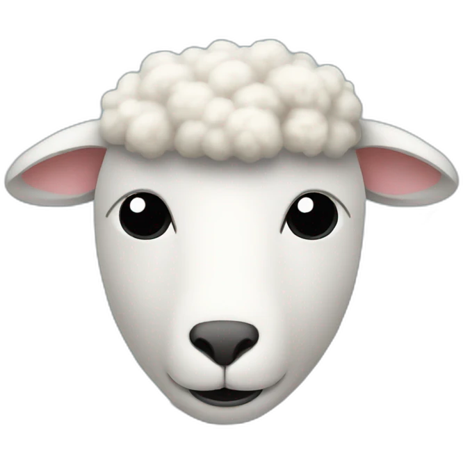 Sheep and computer emoji