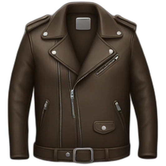 leather jacket emoji
