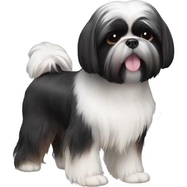 Shih tzu black emoji