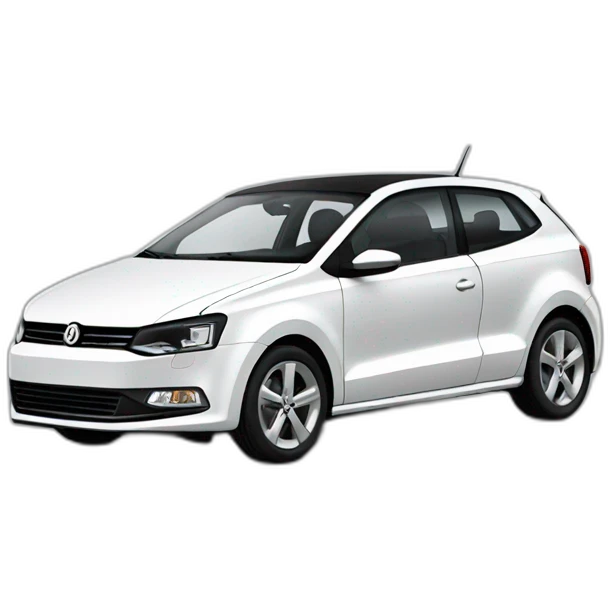 Volkswagen polo white emoji