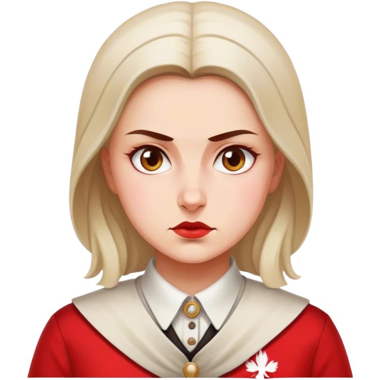 polish patriot woman nationalist emoji