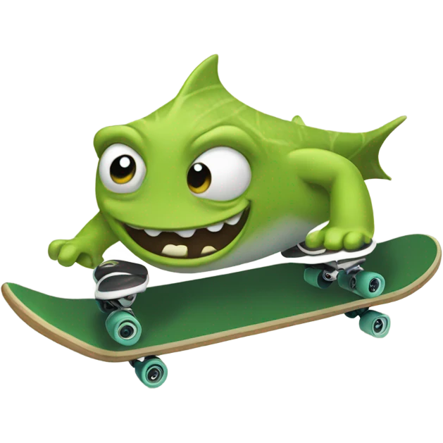 Sherk skate hoarding emoji