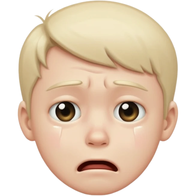 a crying boy emoji