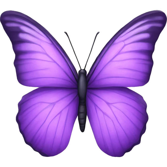 Purple butterfly  emoji