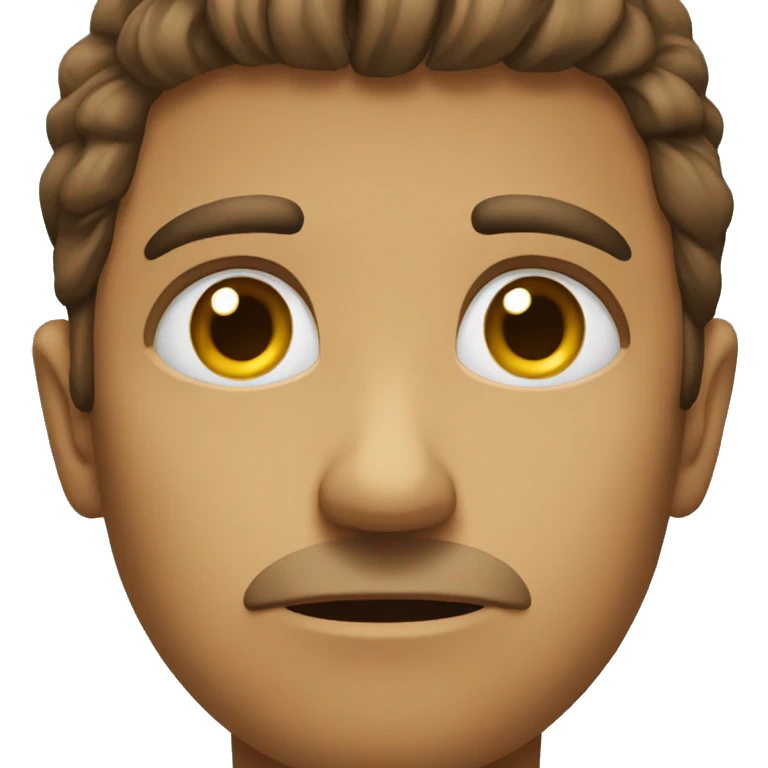 Sad and serious  emoji