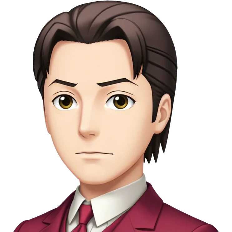 Ace Attorney Miles Edgeworth emoji