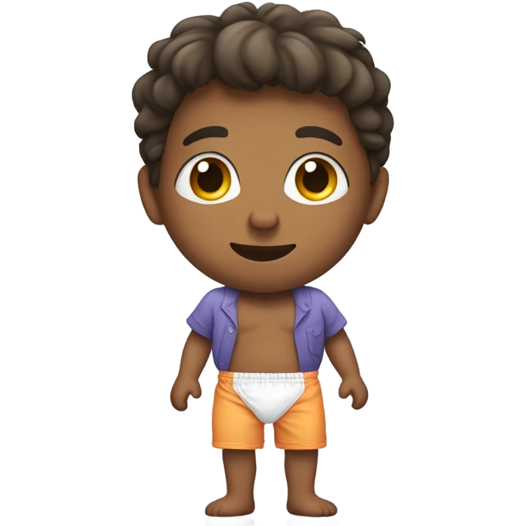 boy wearing diaper emoji