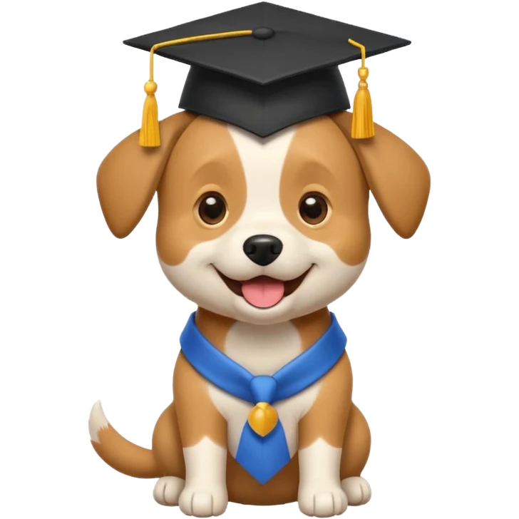 Dog saying last day of school emoji