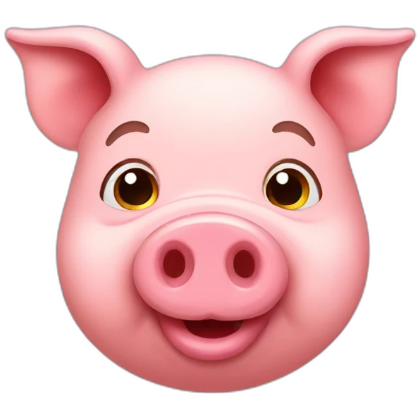 funny pig emoji