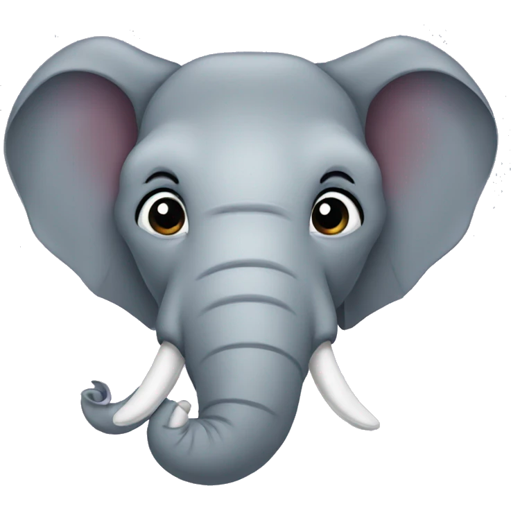 elephant face emoji