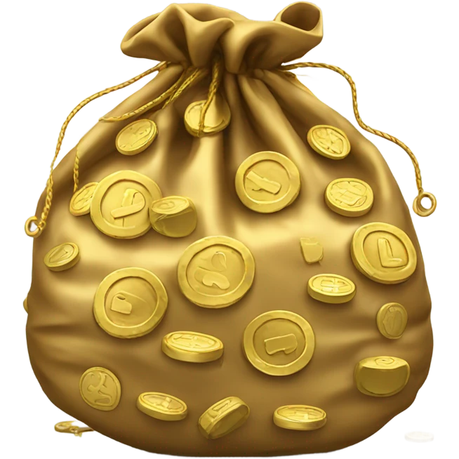 gold money bag emoji