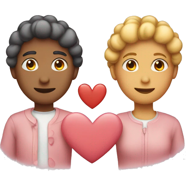Symbols-Hearts-couple-coloured-pastel-shade emoji