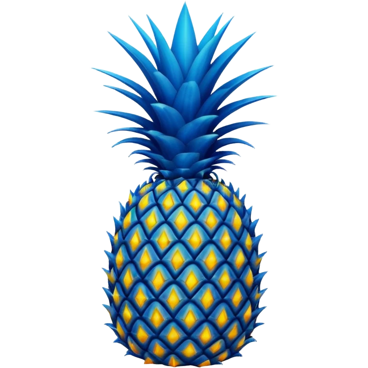 blue pineapple emoji