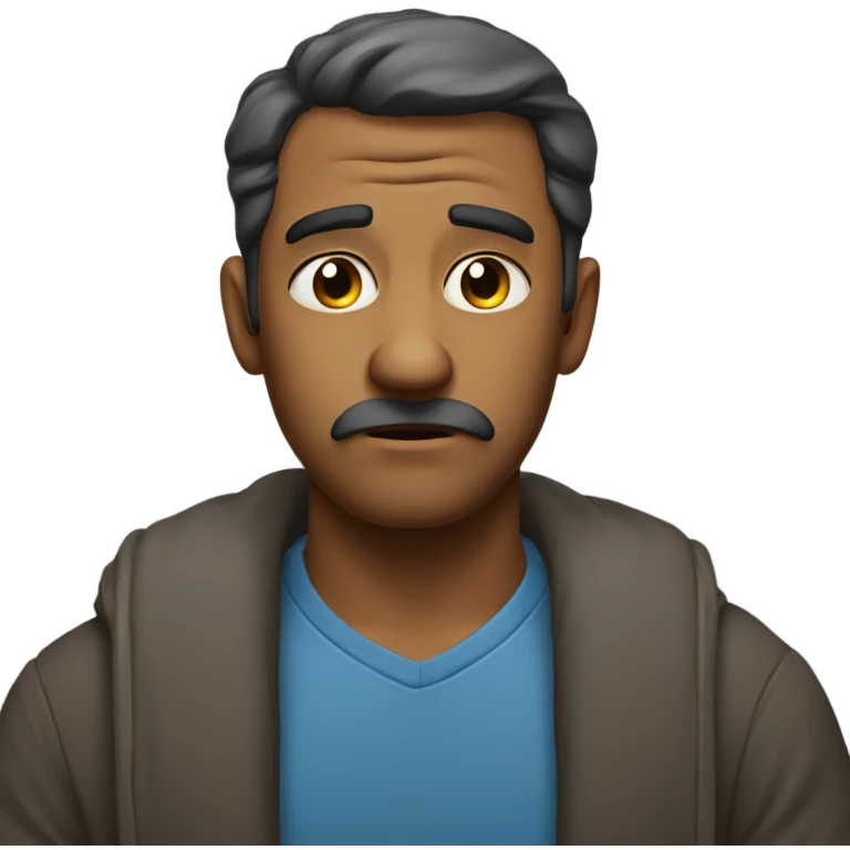 Disappointed dad emoji
