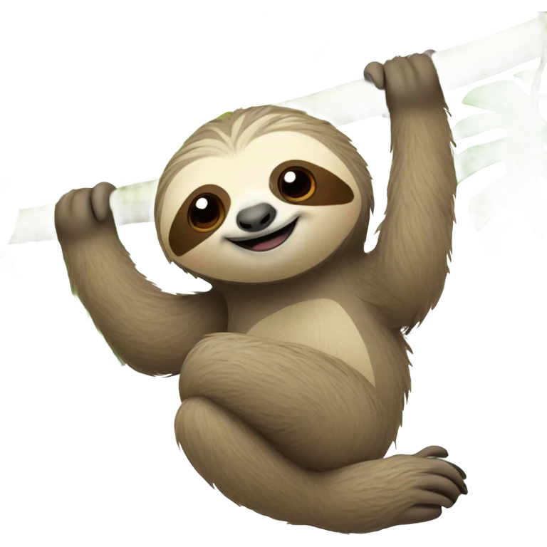 I love sloths emoji