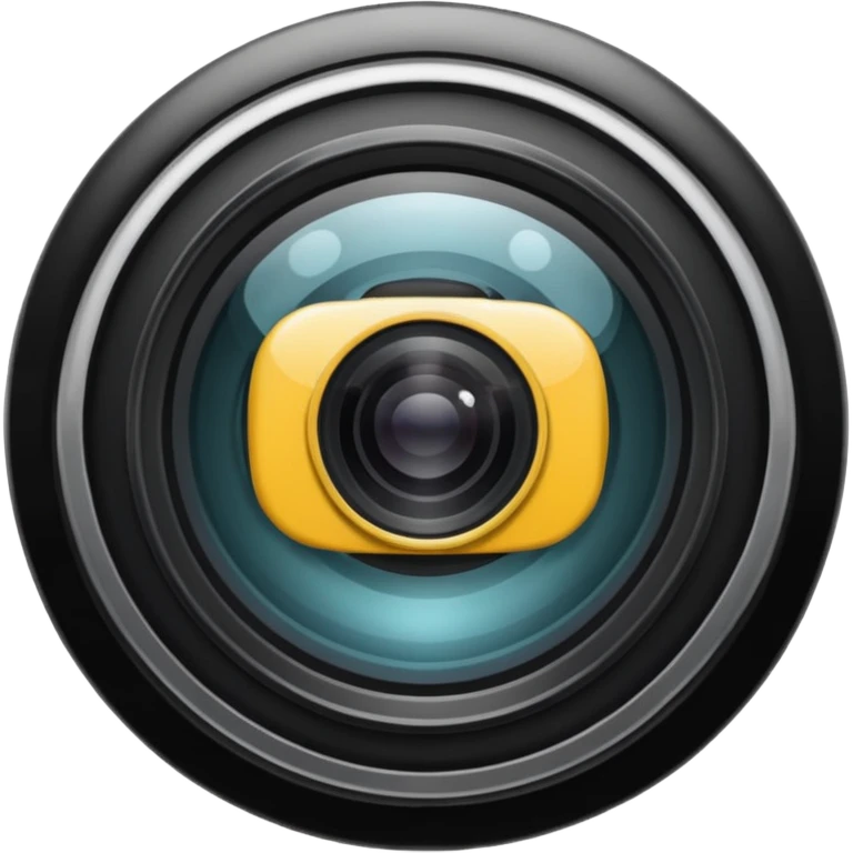 Create an emoji that reflects camera emoji