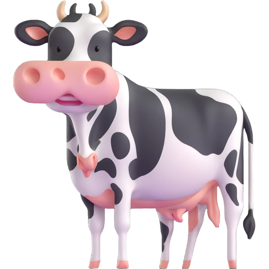 dairy cow emoji