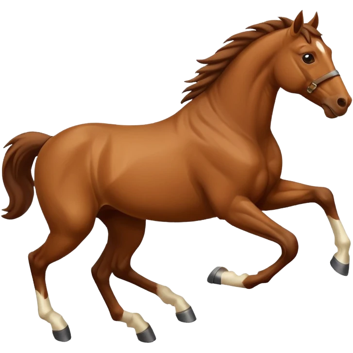 Horse running emoji