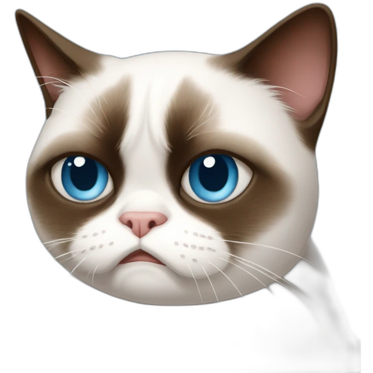 the real grumpy cat blazed old blue eyes emoji