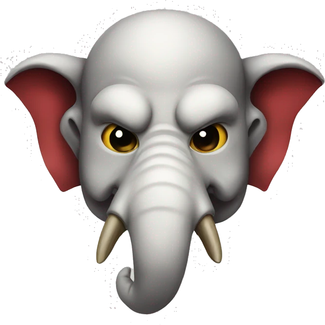 oni japanese mask elephant emoji