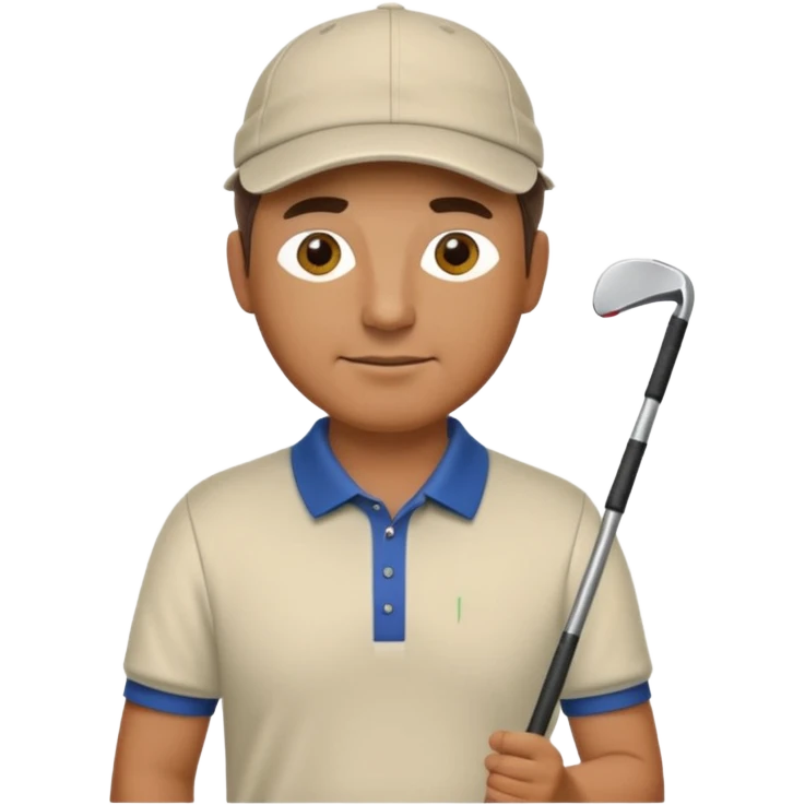 Dad golfing  emoji