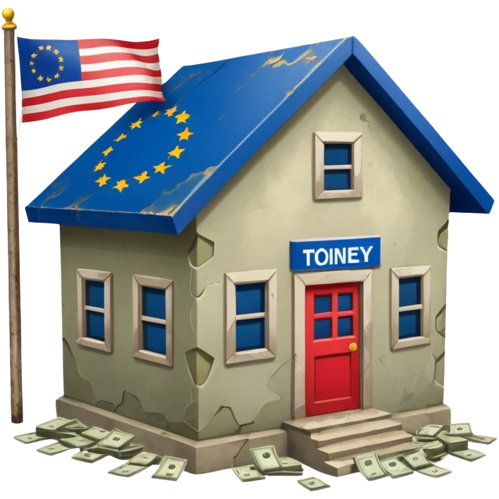 eua flag money house emoji