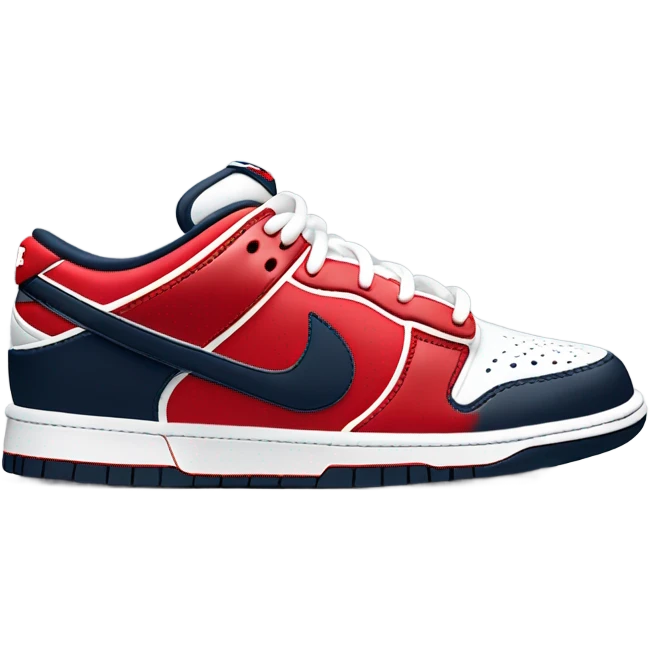 Nike Dunk Low Retro ShoesUniversity Red/White/Obsidian emoji