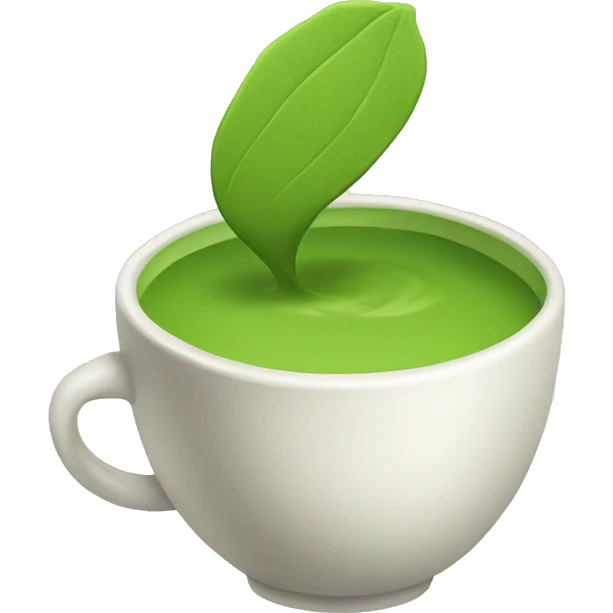 Cup of matcha  emoji