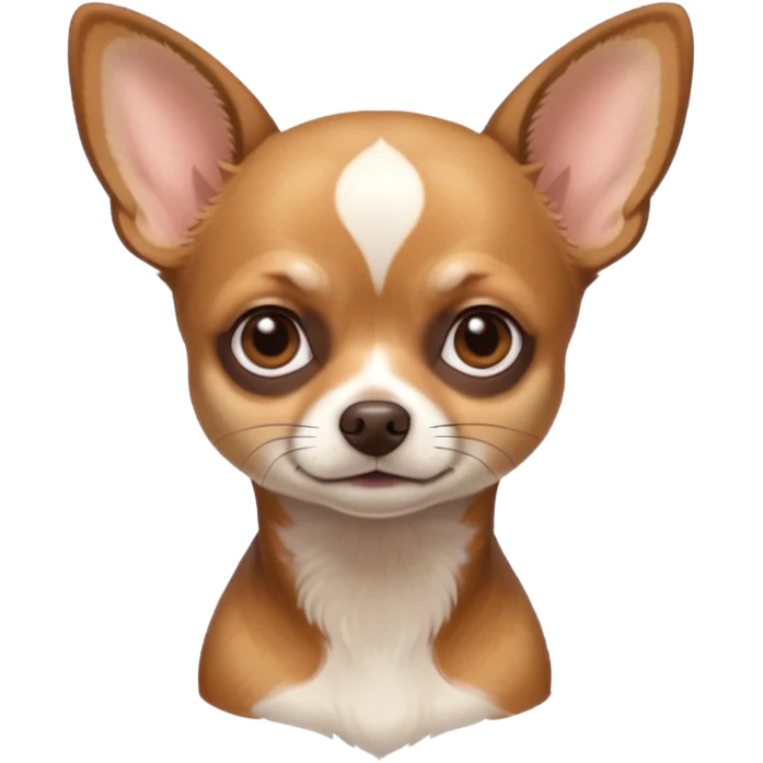 
 Sitting deer-head chihuahua  emoji