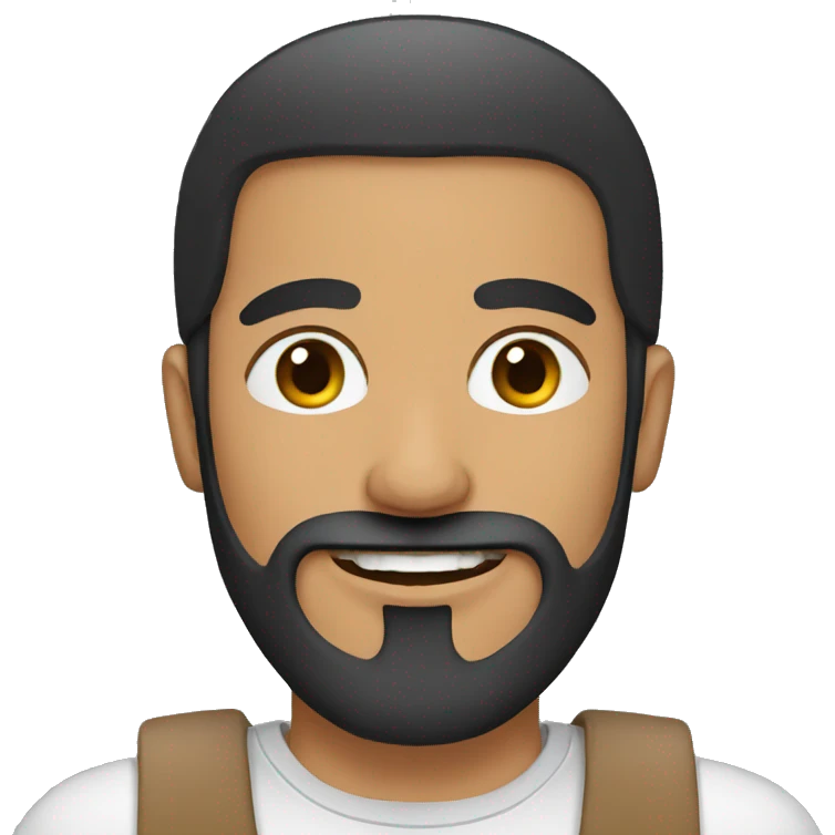 arab man with beard emoji