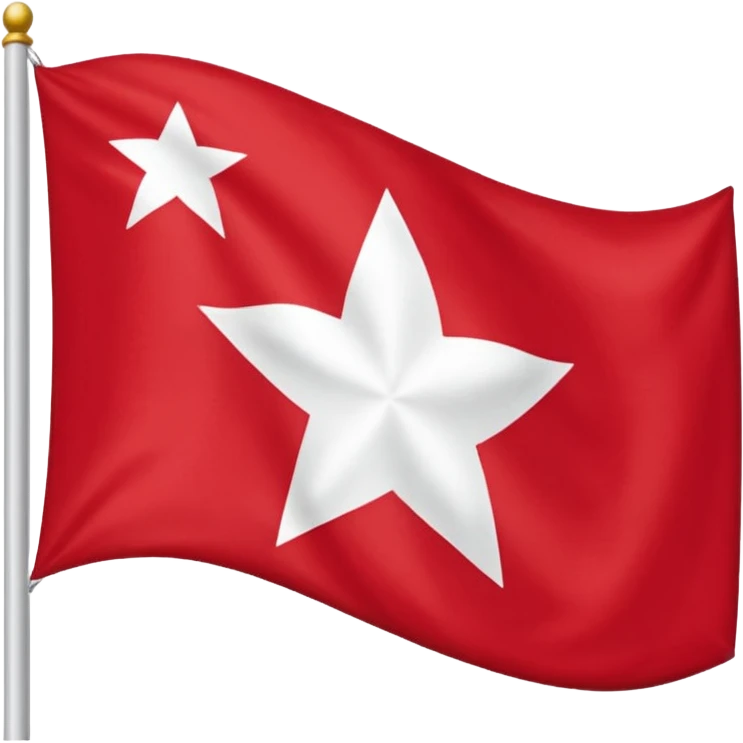 bandeira do pará vermelha e branca  emoji