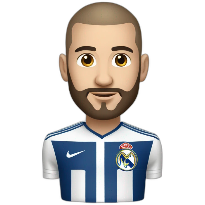 benzema football player realistic emoji