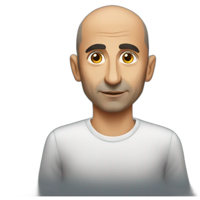Eric zemmour without hair emoji