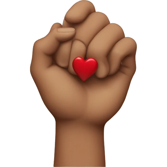 Coeur avec les mains emoji
