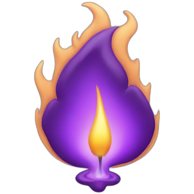 violet flame emoji