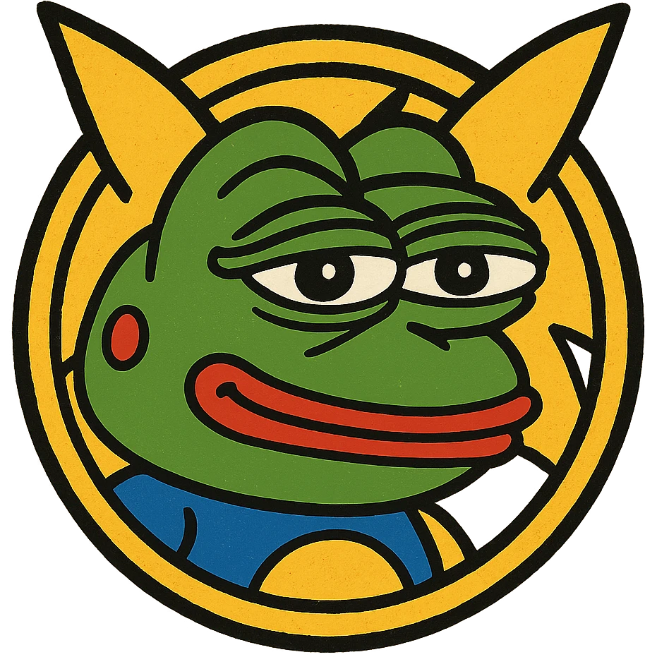 pepe as sonichu medallion emoji