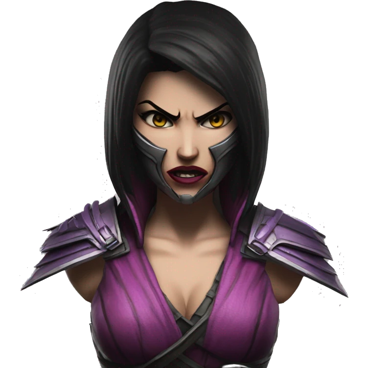Angry Mileena Mortal Kombat X emoji