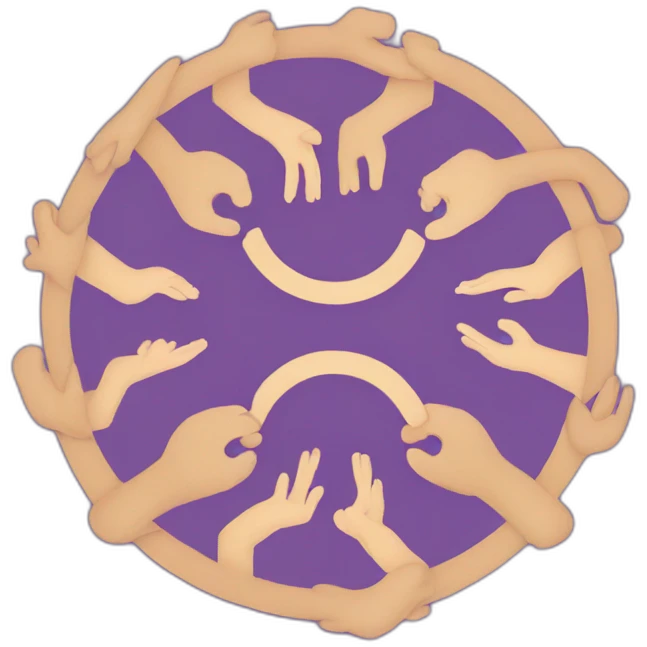 Friendship Circle Emblem emoji