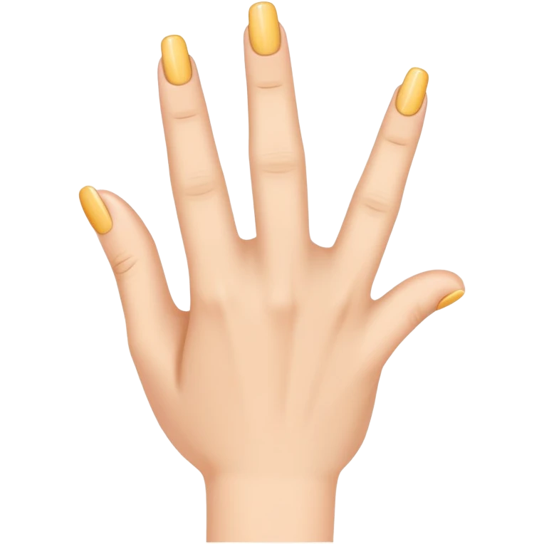 Sticking up ring finger emoji