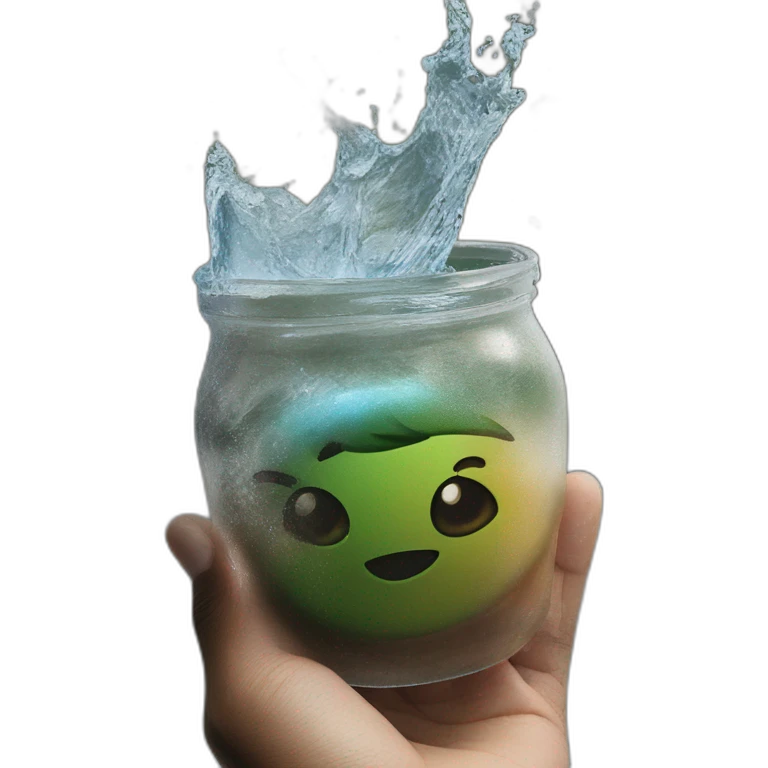 blurry water flow emoji