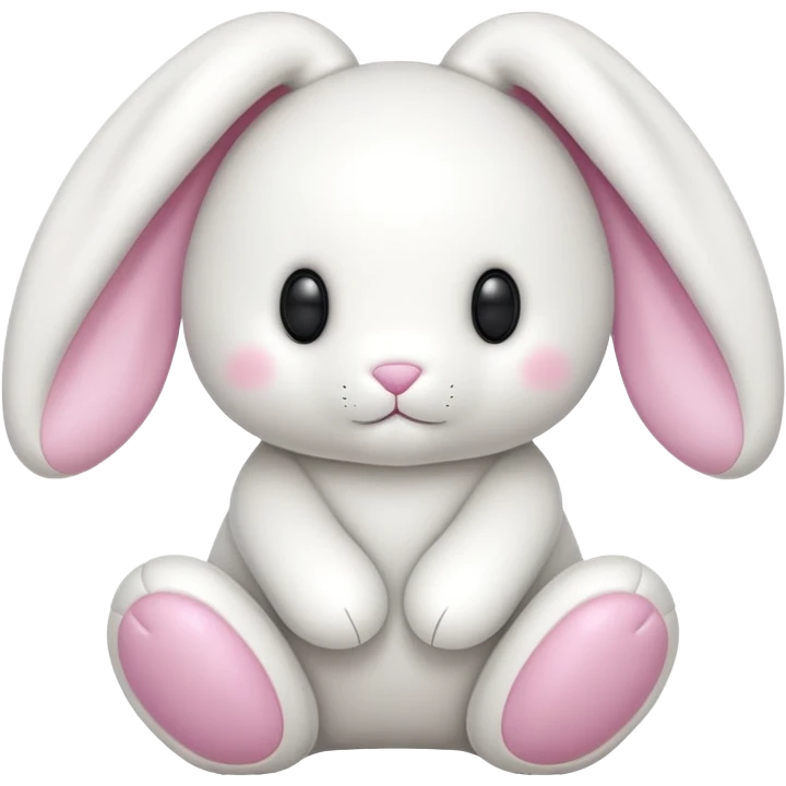 stuffed jellycat bunny  emoji