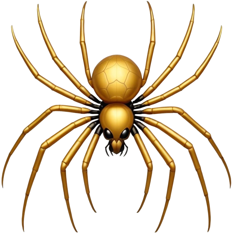 make me a gold web spider emoji