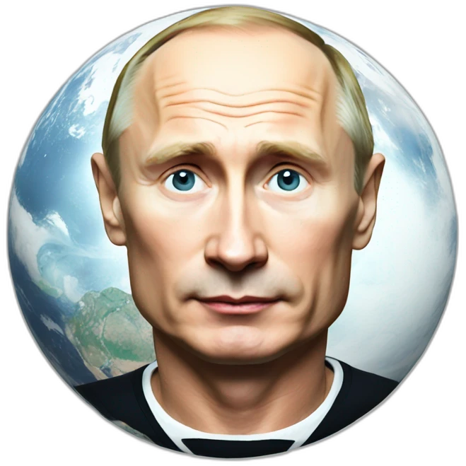 putin with planet emoji